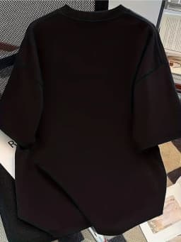 Pure T-shirt for Short-sleeved Niche Design and Design Print 2025 Summer New Loose Half-sleeved Slim Top for Women