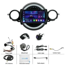 9Inch Car Stereo Radio Car-play GPS Navi Compatible for Mini Cooper R56 2007-2014 Android 13