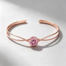 Round Brilliant Cut Pink Loose Gemstone, Brilliant Faceted Sparkling Polished Round Pink Loose Stone for Ring Pendant Earrings Jewelry Making DIY Craft Gemstone Gift