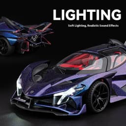 Large 1/18 scale Apollo EVO car model Metal die cast supercar adult collectible ornaments for boys birthday gifts