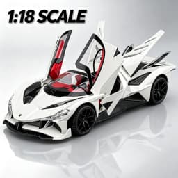 Large 1/18 scale Apollo EVO car model Metal die cast supercar adult collectible ornaments for boys birthday gifts