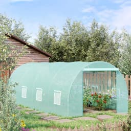 20X10X7 Feet Heavy-Duty Walk-In Greenhouse for Outdoor Plant and Vegetable Cultivation