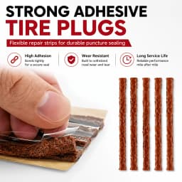 Car Motorcycle Tire Repair Kit Car Puncture Plug Tools Tyre Puncture Emergency for Tire Strips Stirring Glue Repair Tool Kit