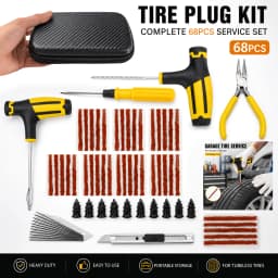 Car Motorcycle Tire Repair Kit Car Puncture Plug Tools Tyre Puncture Emergency for Tire Strips Stirring Glue Repair Tool Kit