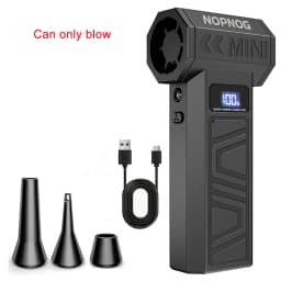 Car Air Duster Vacuum Cleaner Electric Dust Collector Leaf Blower Turbo Fan Cleaning Tools Hair Dryer Auto Accessories for Truck RV SUV Universal