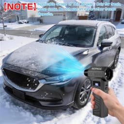 Car Air Duster Vacuum Cleaner Electric Dust Collector Leaf Blower Turbo Fan Cleaning Tools Hair Dryer Auto Accessories for Truck RV SUV Universal