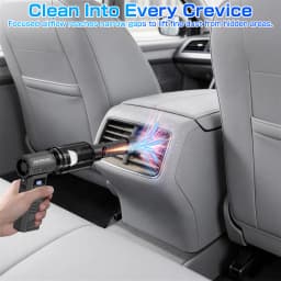 Car Air Duster Vacuum Cleaner Electric Dust Collector Leaf Blower Turbo Fan Cleaning Tools Hair Dryer Auto Accessories for Truck RV SUV Universal