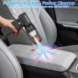 Car Air Duster Vacuum Cleaner Electric Dust Collector Leaf Blower Turbo Fan Cleaning Tools Hair Dryer Auto Accessories for Truck RV SUV Universal