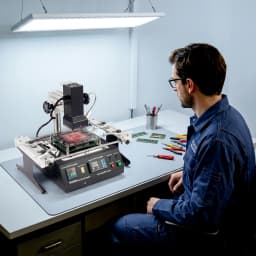 IR6500 BGA Rework Station, IR Welding Workstation Upper & Bottom Heating with USB Connect,for PCB Motherboard Repair