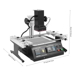 IR6500 BGA Rework Station, IR Welding Workstation Upper & Bottom Heating with USB Connect,for PCB Motherboard Repair