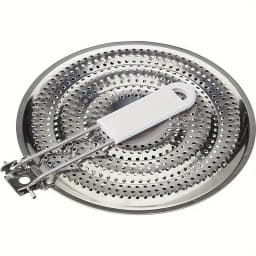 1Pc Stainless Steel Pot Rack Thermal Conductive Kitchen Storage Rack Thickened Round Tube Double-layer Household Pot Mat Special for Storing Frying Pans