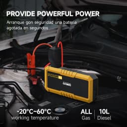 GOOLOO GP4000 Plus Portable Jump Starter 4000A Peak 12V Car Battery Starter with USB QC 3.0 LED Flashlight And Overheating Protection