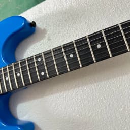 Electric Guitar Graphic Bright Blue Floyd Rose Tremolo US Warehouse Alder Body Rosewood Fretboard Christmas Gift Free Shipping