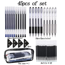 43/45pcs Writing Supplies Set for Women & Men, Back To School Supplies, Suit for Office and School Use, Perfect Gift for Back To School, Teacher's Day, Christmas, Thanksgiving