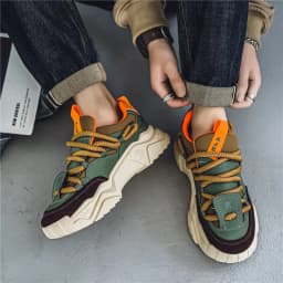 Men's shoes, all-season casual shoes, versatile thick-soled sports shoes, dad shoes