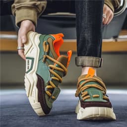 Men's shoes, all-season casual shoes, versatile thick-soled sports shoes, dad shoes