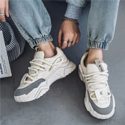 Men's shoes, all-season casual shoes, versatile thick-soled sports shoes, dad shoes