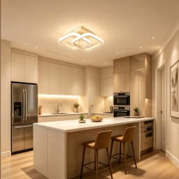 Modern Ceiling Light Small LED Asile Lamp Corridor Lights Square Ceiling Lamp Lighting Fixtures 3-Color Dimming for Bedroom Kitchen Living Room Study Hallway White Black Ceiling Lamp for Dining Room