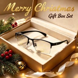 1 piece of men's and women's reading glasses, men's business half-frame reading glasses, gentleman's simple half-frame optical frames, lenses, indoor office, outdoor travel, men's portable reading glasses, Christmas and Halloween gifts recommended