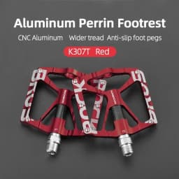 ROCKBROS Bicycle Pedals Alloy Bearings Cycling Pedals Platform Bike Flat Pedal Pedals Reflective Anti-slip MTB Bike Accessories