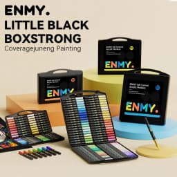 ENMY Acrylic Paint Markers Pen Soft Head Direct Liquid Graffiti Painting QuickDry Pigments Art Supplies for Felt