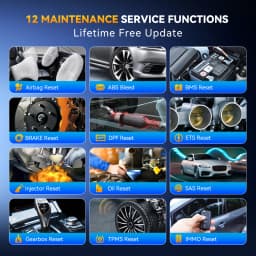 THINKCAR THINKSCAN 662 CAN FD OBD2 Diagnostic Tool ECM/Transmission/ABS/SRS Diagnosis Scanner 12 Reset Lifetime Free Update