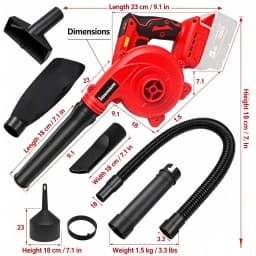 Cross-border powerful handheld blower industrial blower, small and strong, for dusting, with strong wind, suitable for both wet and dry use