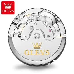 OLEVS 6607 Brand original authentic watches for man luxury Gift Box Steel belt multifunctional mechanical men's watch