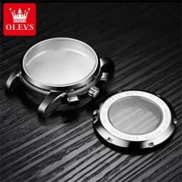 OLEVS 6607 Brand original authentic watches for man luxury Gift Box Steel belt multifunctional mechanical men's watch