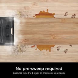 SD201 Steam Pickup 3-in-1 Steam Mop Picks Up Debris, Deep Scrubs, & Steam Sanitizes All At Once, Lightweight Steam Cleaner for Home w/Sealed Hard Floors like Hardwood, Tile & Laminate (Renewed)