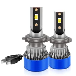 Roadsun Car LED Headlight Bulbs 120W 22000LM CANBUS Super Bright H7 High/Low Beam LED Car Headlamps 6000K DC12V 3570 CSP Chips Auto Light Bulbs Universal Fit For Car Motors