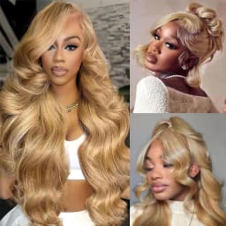 Mint Green Colored Body Wave Human Hair Wigs 13×6 HD Lace Frontal Wig Pre Plucked 180% 210% Density Vietnamese Raw Human Hair Wigs For Women