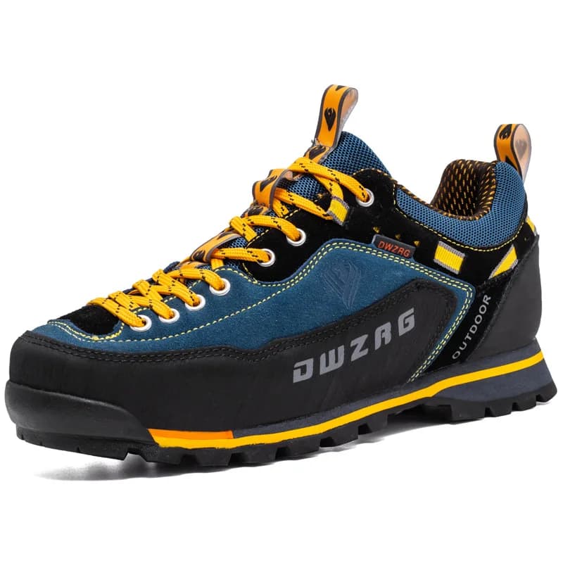 New low-top men's genuine leather outdoor shoes, wear-resistant sports hiking shoes