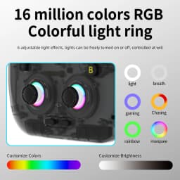 Anbernic RG406V Retro Handheld Game Console 4’’ IPS Touch Screen Android 13 Unisoc T820 Game Player 5500mAh RGB Light 3D Hall Joystick Supports WIFI Bluetooth 1080p Display Port Output