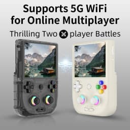 Anbernic RG406V Retro Handheld Game Console 4’’ IPS Touch Screen Android 13 Unisoc T820 Game Player 5500mAh RGB Light 3D Hall Joystick Supports WIFI Bluetooth 1080p Display Port Output