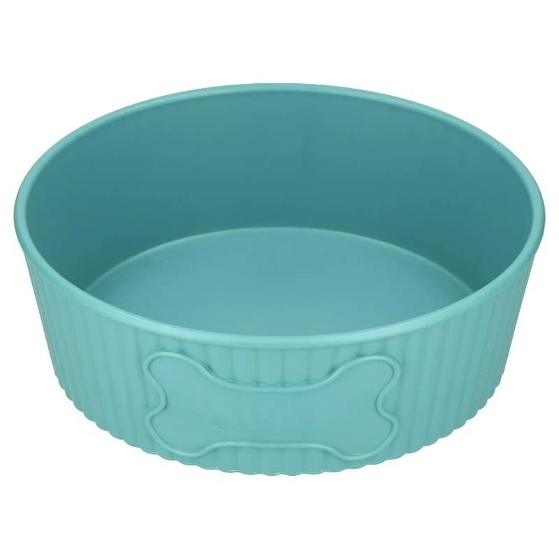 Large 7.5-Cup Woof Pet Bowl, Teal