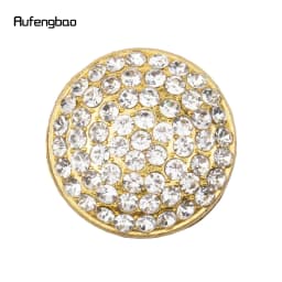White Artificial Diamond Walking Cane Fashion Decorative Walking Stick Gentleman Elegant Cosplay Cane Crosier 92.5cm
