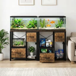 Garvee 80CM Aquarium Stand for 20-29 Gallon Gallon Tank,Heavy Duty Fish Tank Stand up to 600 LBS,Aquarium Stand with Power for aquarium and reptile