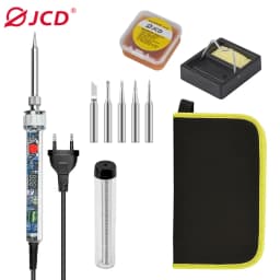 P907 Transparent Electric Soldering Iron Kit 100W 110V/220V Adjustable Temperature LCD Digital Display Welding Repair Tool
