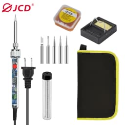 P907 Transparent Electric Soldering Iron Kit 100W 110V/220V Adjustable Temperature LCD Digital Display Welding Repair Tool