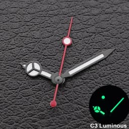 Silver/Gold/Rose Gold Watch Hands Green Cyan Luminous Fit NH35 NH36 Watches Movement Accessory Part