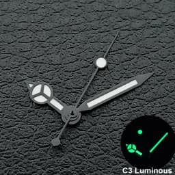 Silver/Gold/Rose Gold Watch Hands Green Cyan Luminous Fit NH35 NH36 Watches Movement Accessory Part