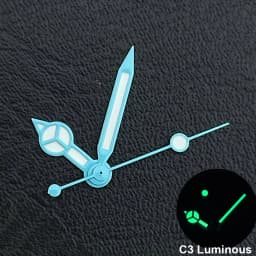 Silver/Gold/Rose Gold Watch Hands Green Cyan Luminous Fit NH35 NH36 Watches Movement Accessory Part