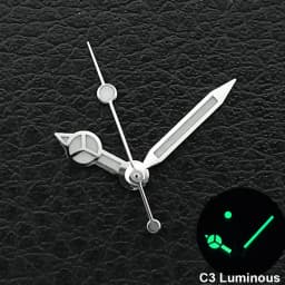 Silver/Gold/Rose Gold Watch Hands Green Cyan Luminous Fit NH35 NH36 Watches Movement Accessory Part