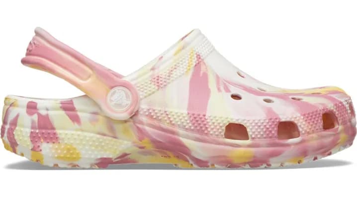 Crocs Kid's Glow Marbled Casual Clogs