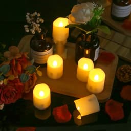 Rechargeable Led Candles Timer Remote LED Light Flameless For Wedding Room Garden Holiday Lighting Home Decor Tea Candle Lamp
