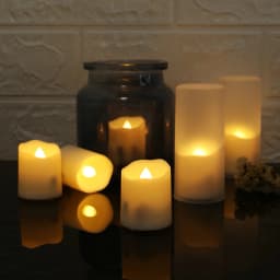 Rechargeable Led Candles Timer Remote LED Light Flameless For Wedding Room Garden Holiday Lighting Home Decor Tea Candle Lamp