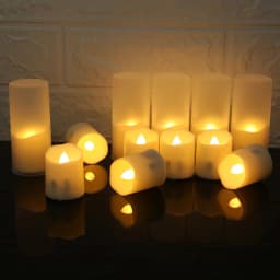 Rechargeable Led Candles Timer Remote LED Light Flameless For Wedding Room Garden Holiday Lighting Home Decor Tea Candle Lamp