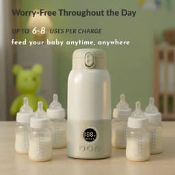 YKV 380ml Electric Heating Thermos Cup USB Charging 316 Stainless Steel Portable Baby Milk Warmer Constant Temperature Travel Water Bottle