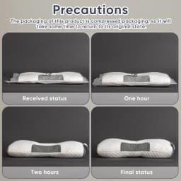 1pc/2pcs Soft Neck Pillow, Adjustable Ergonomic Orthopedic Contour Support, High Quality Pillow Core, For Sleeping Comfort
